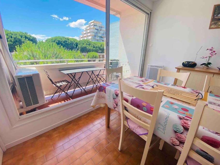 T2 Centre Ville Parking Prive Clim 300M Plage Ла-Гранд-Мот Экстерьер фото